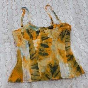 Corset style top